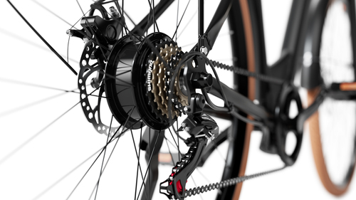 Sharp BK-DM02-EB. Akkuspannung: 36 V, Ladezeit: 5 h, Batteriekapazität: 280 Wh. Weight (including battery): 25 kg. Frame m