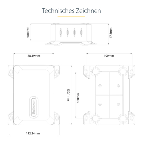 4-PORT USB-C CHARGER 240W
