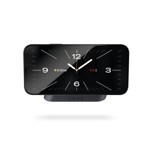 Zens Nightstand Carregador por indução - Preto - Para iPhone, AirPod - Magnético, Carregamento rápido, Durável