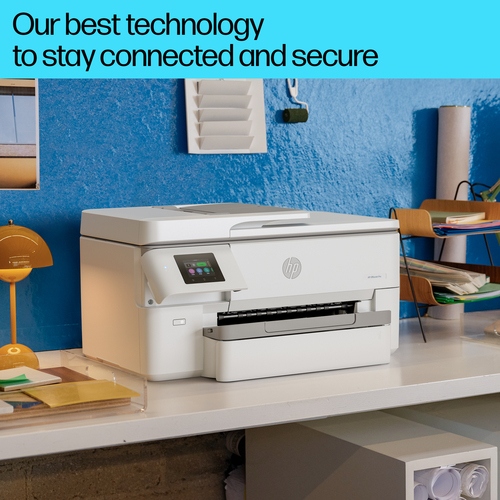 HP Officejet Pro 9720e Wired & Wireless - Tintenstrahl-Multifunktionsdrucker - Farbe - Kopierer/Drucker/Scanner - 34 Seite