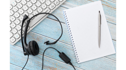 Kensington Wired Over-the-head Mono Headset - Black - Monaural - Supra-aural - 20 Hz to 20 kHz - 180 cm Cable - Omni-direc