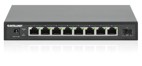 Intellinet 8 Ports Ethernet Switch - 2.5 Gigabit Ethernet, 10 Gigabit Ethernet - 2.5GBase-T, 10GBase-X - 2 Layer Supported