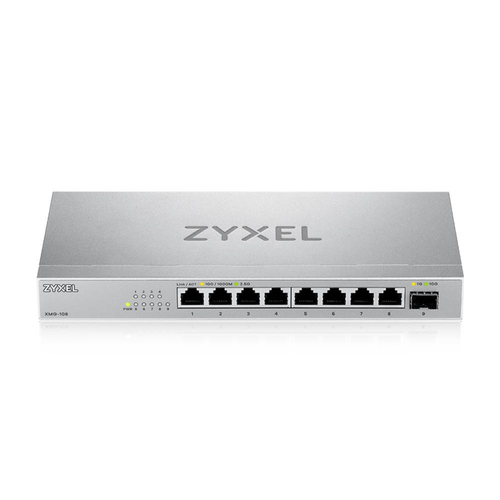 ZYXEL XMG-108 8 Ports Ethernet Switch - Gigabit Ethernet, 10 Gigabit Ethernet - 10/100/1000Base-T, 10GBase-X - 2 Layer Sup
