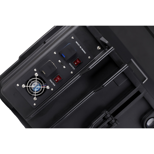 DEQSTER KT16S Transportkoffer (Hülle) für Tablet, Zubehör, Transport, Kabel - Schloss Closure