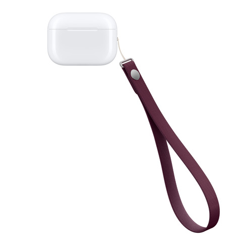 Apple Wrist Strap – Burgundy. Product type: Wristlet strap, Product colour: Burgundy, Material: Polyethylene terephthalate