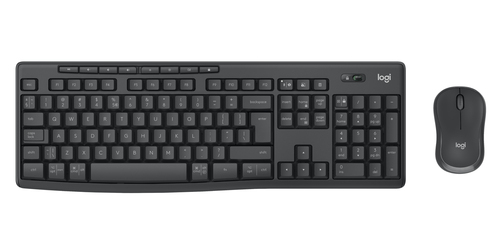 Logitech MK370 Teclado e rato - Inglês (EUA) - USB tipo A Sem fios Bluetooth Teclado - 112 Chave - Keyboard/Keypad Color: 