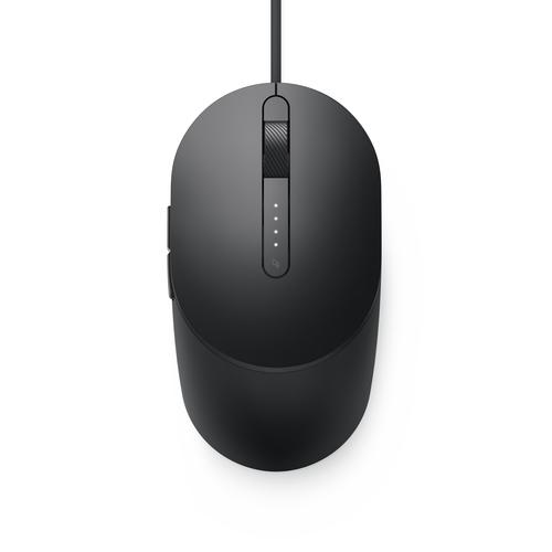 DELL Pro Wired Mouse - MS3220 - Black. Form factor: Ambidextrous. Movement detection technology: Laser, Device interface: 
