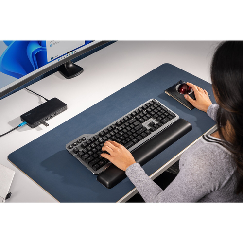 Kensington SlimBlade Trackball - Bluetooth/Radio-Frequenz - USB-Typ C, USB Typ-A - Optisch - 8 Programmable Button(s) - Ka