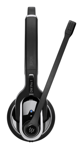 EPOS IMPACT Kabellos Auf den Ohren Mono Headset - Schwarz - Monaural - 18000 cm Reichweite - DECT - Geräuschunterdrückung 