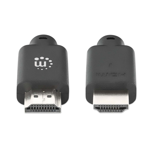 Manhattan 4K@60Hz High Speed HDMI Cable with Ethernet, 2 m (7 ft.). Cable length: 2 m, Connector 1: HDMI Type A (Standard)