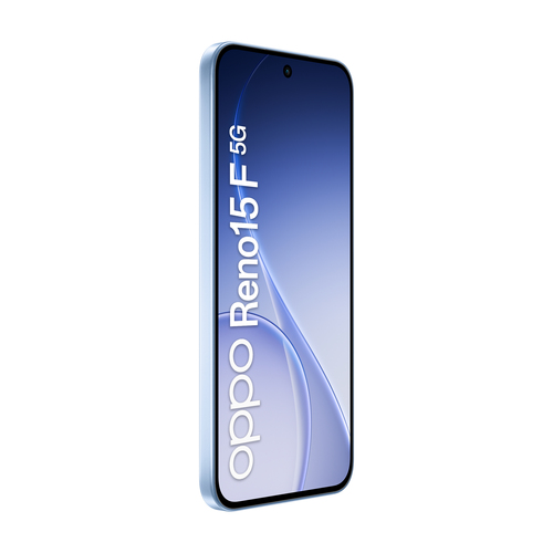 OPPO Reno15 F 5G AI Smartphone, Tripla fotocamera 50+8+2MP, Selfie 50MP, Display 6.57” 120HZ AMOLED FHD+, 6500mAh, RAM 8GB