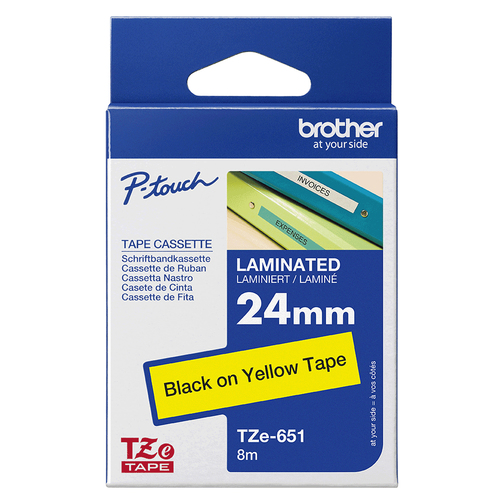 Brother TZE-651. Couleur du produit: Jaune, Pays d'origine: Philippines, Conservation des pièces de rechange: 5 année(s). 