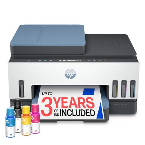 HP 7306 Smart Tank Inkjet Multifunction Printer - Copier/Printer/Scanner - 4800 x 1200 dpi Print