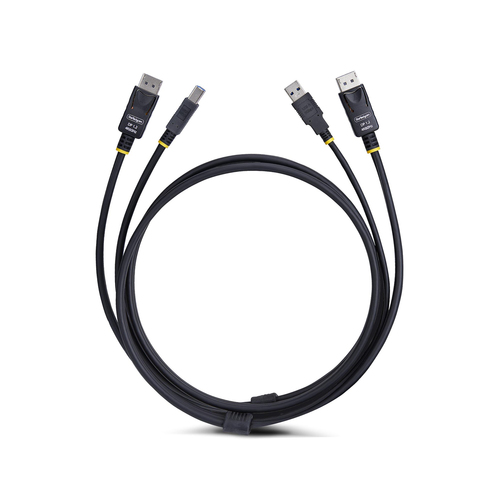 StarTech.com DU1226-KVM-CABLE. Kabellänge: 1,8 m, Tastatur Porttyp: USB, Maus-Porttyp: USB. Konformitätsbescheinigungen: R