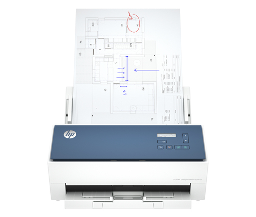 HP Scanjet Enterprise Flow 9000 s1 Einzugsscanner - Poster, Technical Paper - USB