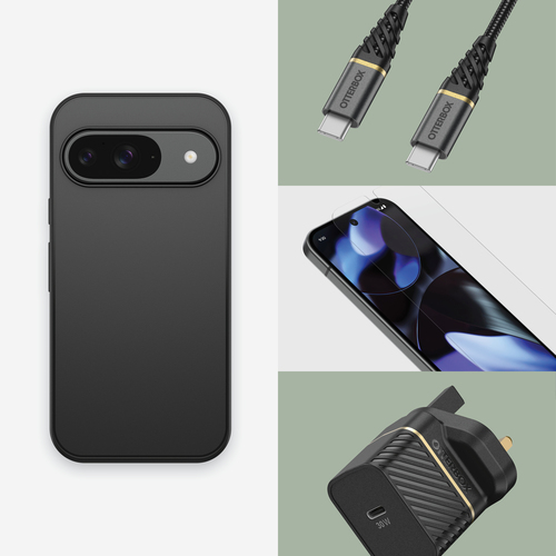 OtterBox Symmetry Estojo para Google Smartphone - Preto - Varejo - Absorção de choque - Plástico