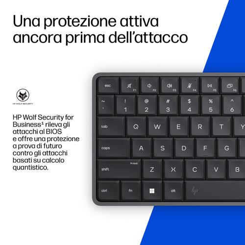 HP EliteBoard G1a Next Gen AI. Frequenza del processore: 2 GHz, Famiglia processore: AMD Ryzen AI 5 PRO, Modello del proce