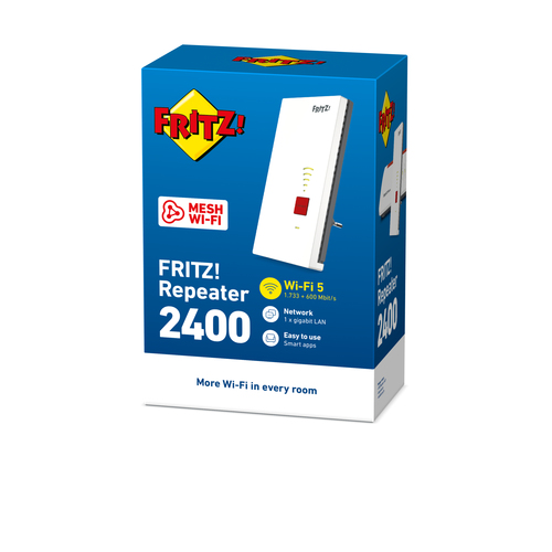 Repeater 2400 International. Maximum data transfer rate: 2333 Mbit/s. Antenna design: Internal. Wi-Fi band: Dual-band (2.4