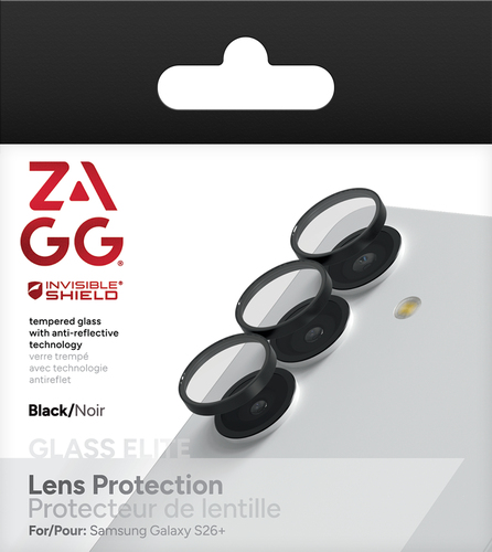 InvisibleShield Camera Lens Protector (Hoops) For Galaxy S26+. Brand compatibility: Samsung, Compatibility: Galaxy S26+, P