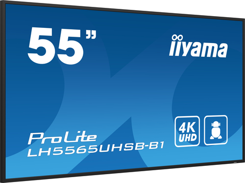 iiyama ProLite LH5565UHSB-B1 1397 mm LCD Digital-Signage-Display - 24 Stunden/7 Tage Betrieb - IPS-Technologie (In-Plane-S