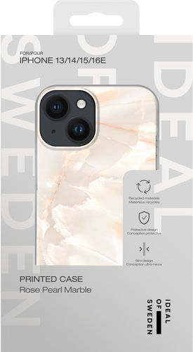 IDEAL FASHION CASE IPHONE 14 ROSE PEARL MARBLE