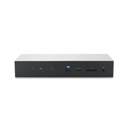 Kensington SD5000T5 Thunderbolt 5 Docking Station für Monitor, Workstation, Notebook - Ladefunktion - Speicherkartenleser 