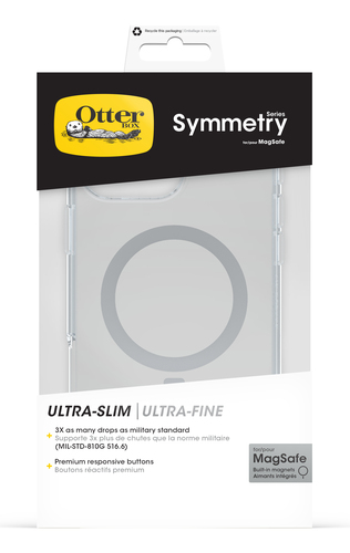 OtterBox Symmetry Series Clear Estojo para Apple Smartphone - Claro - Resistente a quedas - Policarbonato, Elastômero Term