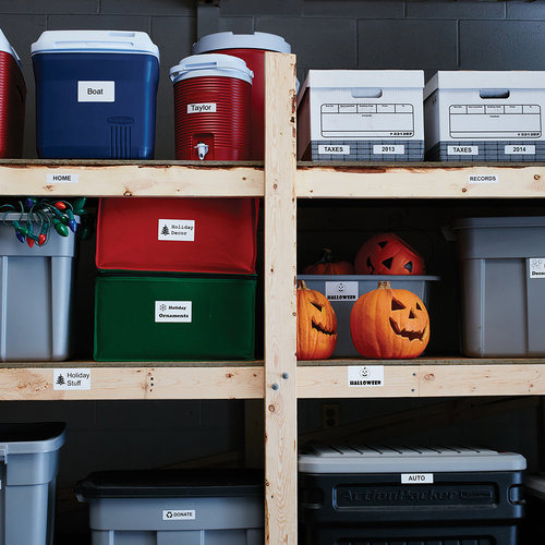 Disketten-Etikett Dymo 99015 - 70 mm Breite x 54 mm Länge - Rechteck - Thermotransfer, Thermodirekt - Weiß, Schwarz - Papi