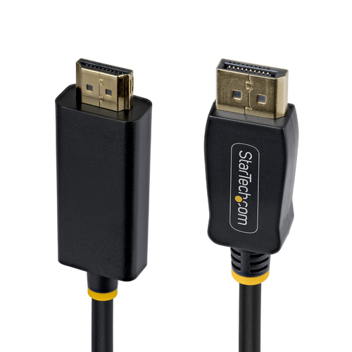 StarTech.com 2 m DisplayPort/HDMI A/V Cable - 1 - Cable for Audio/Video Device, Monitor, Security System, Switch - First E