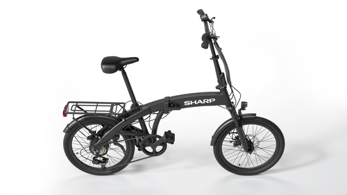 Sharp BK-BM04-EB. Akkuspannung: 36 V, Ladezeit: 5 h. Weight (including battery): 23 kg, Breite: 570 mm, Tiefe: 1600 mm. Fr