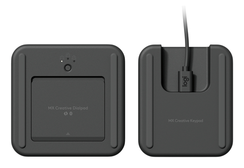 Logitech MX Creative Console Keypad & Dial - USB Type C Cable Keypad - Keyboard/Keypad Color: Graphite - Wireless Bluetoot