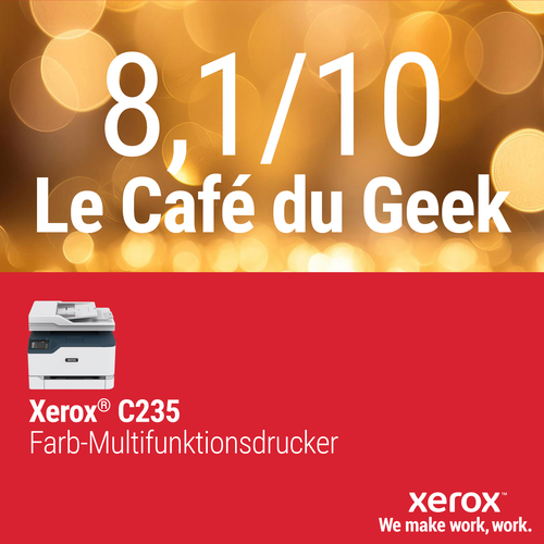 Xerox C235 A4 22 Seiten/Min. Kopie/Druck/Scan/Fax Wireless PS3 PCL5e/6 Automatischer Vorlageneinzug 2 Behälter Gesamt 251 