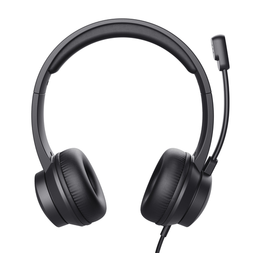 Trust Ayda Kabel Auf den Ohren, Kopfbügel Stereo Headset - Schwarz - Binaural - Geschlossen - 20 Hz bis 20 kHz Frequenzgan