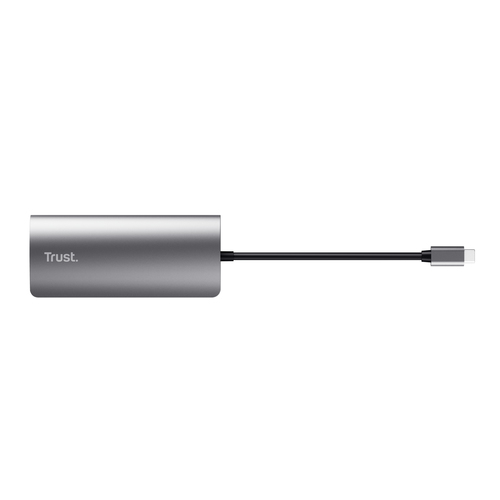 Trust Dalyx USB-Typ C Docking Station für Monitor, Tablet, Notebook - 100 W - 2 x USB-Anschlüsse - USB Typ C - Netzwerk (R