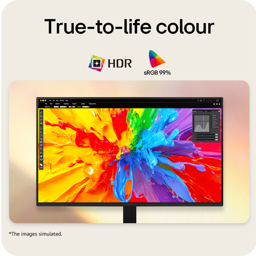 LG Monitor U4 24U411B-B 24-inch IPS Full HD 144Hz Monitor. Display diagonal: 61 cm (24"), Display resolution: 1920 x 1080 