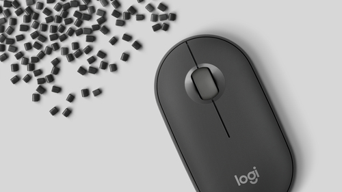 Logitech Pebble Mouse - Bluetooth - Graphite - Wireless