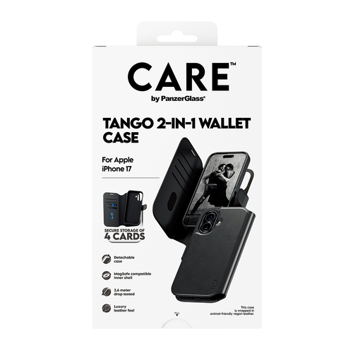 CARE Carrying Case (Wallet) Apple iPhone 17 Smartphone - Tango