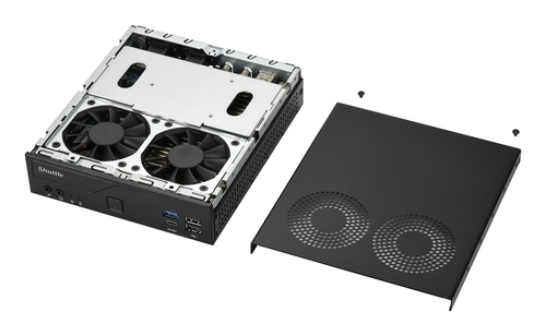 Shuttle XPС slim DH610V2. Chassis type: 1.35L sized PC, Product type: Mini PC barebone. Motherboard chipset: Intel H610, P