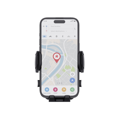 Trust Runo Smartphone, Car Mobiltelefonhalterung - 115 mm x 80 mm x 60 mm x - Plastik, Acrylnitril-Butadien-Styrol (ABS) -