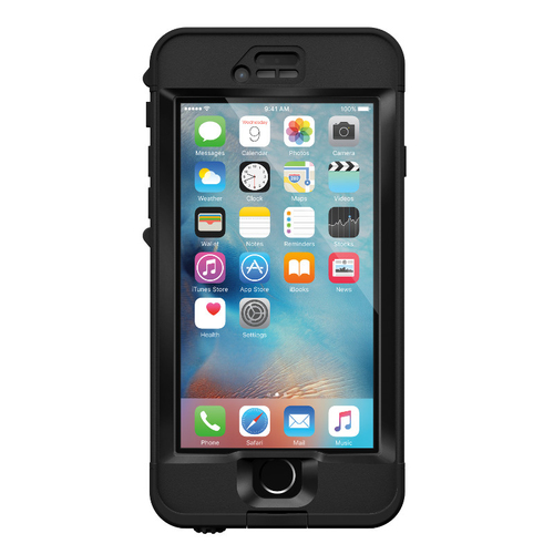 LifeProof FRĒ Case for Apple iPhone 6, iPhone 6s Smartphone - Black - Dirt Proof, Snow Proof, Water Proof, Drop Proof - Po