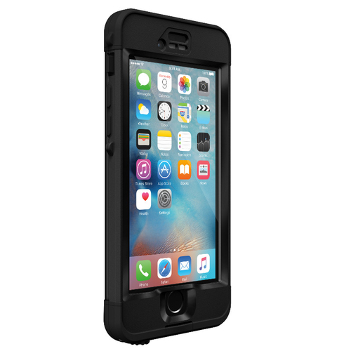 LifeProof FRĒ Case for Apple iPhone 6, iPhone 6s Smartphone - Black - Dirt Proof, Snow Proof, Water Proof, Drop Proof - Po