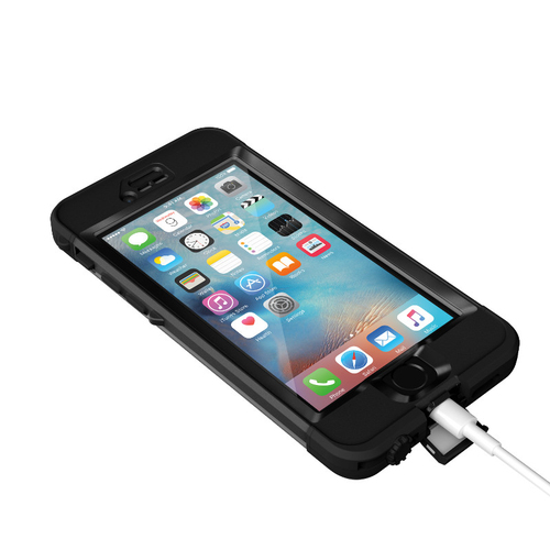 LifeProof FRĒ Case for Apple iPhone 6, iPhone 6s Smartphone - Black - Dirt Proof, Snow Proof, Water Proof, Drop Proof - Po