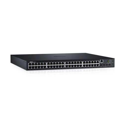 Dell N1500 N1548P 48 Anschlüsse Verwaltbar Ethernet-Switch - Gigabit-Ethernet, 10 Gigabit Ethernet - 1000Base-T, 10GBase-X