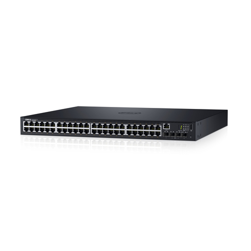 Dell N1500 N1548P 48 Anschlüsse Verwaltbar Ethernet-Switch - Gigabit-Ethernet, 10 Gigabit Ethernet - 1000Base-T, 10GBase-X