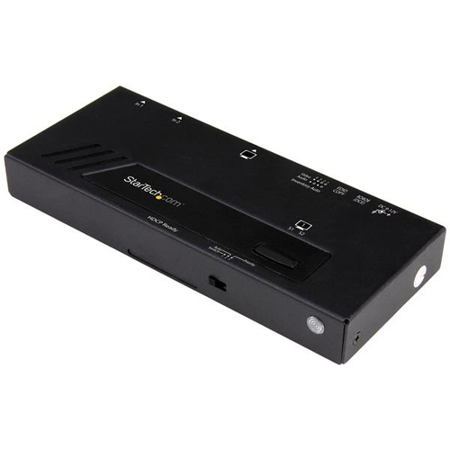 StarTech.com 2-Port HDMI Automatic Video Switch - 4K 2x1 HDMI Switch with Fast Switching, Auto-Sensing and Serial Control 