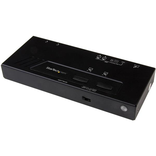 StarTech.com 2x2 HDMI Matrix Switch - 4K UltraHD HDMI Switch with Fast Switching, Auto-Sensing and Serial Control - 3840 ×