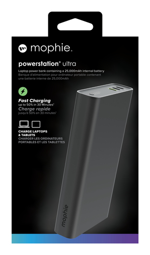 mophie powerstation Stromspeicher - Schwarz - Schwarz