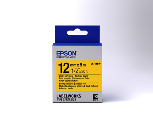 Epson Label Tape - 12 mm Width - Yellow