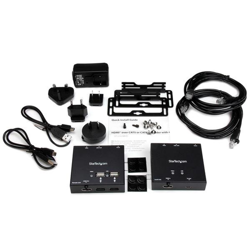 StarTech.com Video Extender Transmitter/Receiver - Wired - TAA Compliant - 1 Input Device - 1 Output Device - 79.25 m Rang