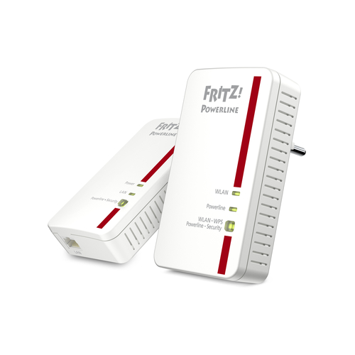FRITZ!Powerline 1240E WLAN Set International. Maximum data transfer rate: 1200 Mbit/s, Networking standards: IEEE 802.11b,